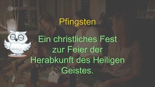 Was ist Pfingsten? Lerne Deutsch mit Beispielen aus Filmen!