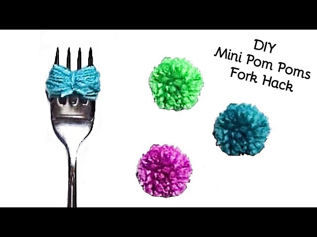 DIY Mini Yarn Pom Poms - Sew Historically