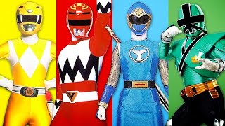 the evolution of Power Rangers suits