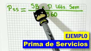 Como calcular la PRIMA DE SERVICIOS by Felipe Delgado 1,367 views 5 months ago 4 minutes, 51 seconds