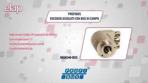 ELAP MEM Bus Profinet  Profibus Encoder Absoluto