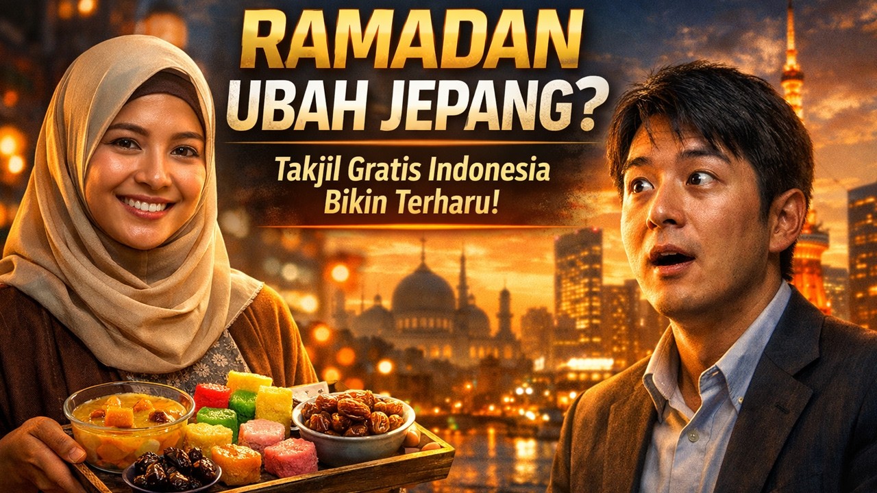Jepang Kagum dengan Ramadhan | Takjil Gratis Indonesia Bikin Warga Lokal Terharu!