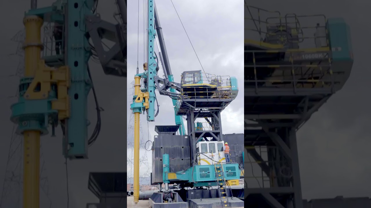 Ya tenemos los primeros 500 pilotes PHC instalados bajo tierra para la Primera Línea del Metro