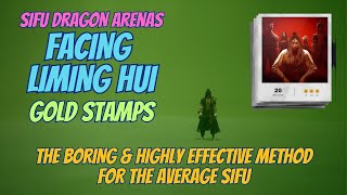 Facing Liming Hui | Gold Dragon Stamps | The Boring and Highly Effective Method for The Average Sifu