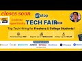 Don’t Miss Unstop Tech Fair 2025! Internships, job opportunities apply now 