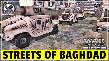 US Marine combat patrol in Baghdad | Iraq War 2003 | Cold War Mod Scenario