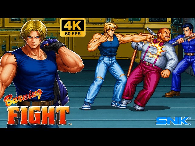 Burning Fight Longplay (Neo Geo) [QHD] - YouTube