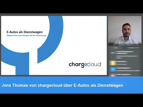 Jens Thomas von chargecloud über E-Autos als Dienstwagen – 