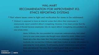 Powell - Walmart Optimal Ethics