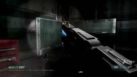 Doom 3 part 15 sub machine gun