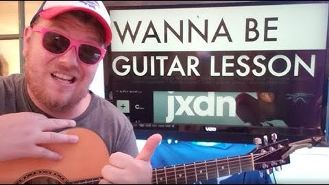 How To Play WANNA BE guitar jxdn machine gun Kelly  easy guitar tutorial beginner lesson easy chords