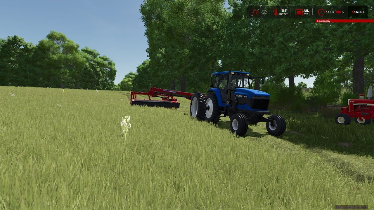 [new truck][ old sprayer] [silage baled and wrapped] Grandpa's farm ep 8