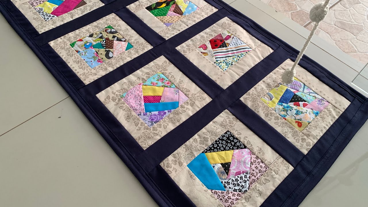 Tapete reaproveitamento de retalhos pequenininhos