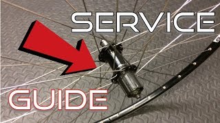 How To Service Shimano Ball Bearing Rear Hub  Service A Shimano Hub