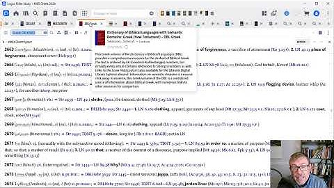 Word Study: Using Dictionaries/Lexicons in Logos Bible Software