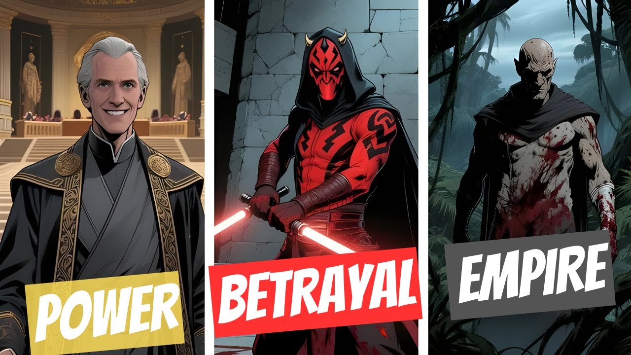 Darth Sidious: From Naboo Noble to Galactic Tyrant 