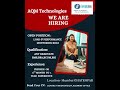 Inventateq.com, Job openings for fresher &amp; Exp, AQM Technologies,  Load &amp; Performance Montoring