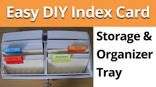 Index Card Organization/Storage Hack #officesupplies #officesupply | ShannonMedisky.com