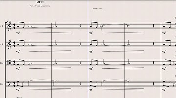 Lærst for String Orchestra by Steve Richer - Staffpad app with Berlin Strings