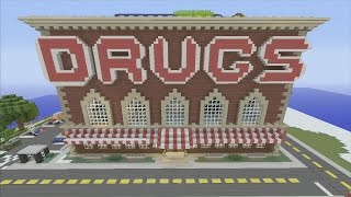 Minecraft xbox Epic Structures: SPANKLECHANK'S Drug Store