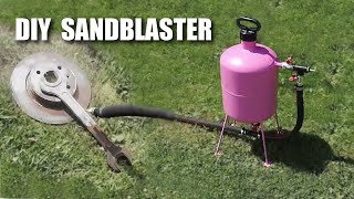 Most effective Compact and Simple homemade Sandblaster