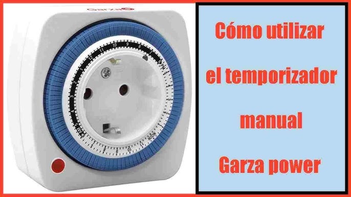 Vivanco TG-3, Temporizador programable manual 24 h con enchufe, Blanco