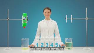 O Singură Sticlă De Domestos Gel Durează Cât Cinci Sticle De Înălbitor Lichid Obișnuit.
