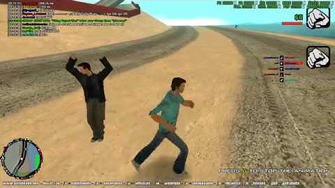 Testing 2 Players Mod in SA-MP it works !!:o