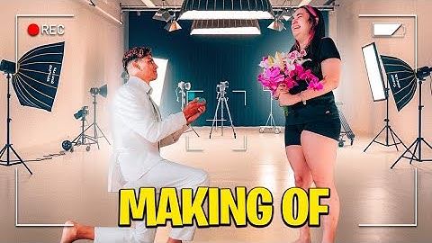 O PEDIDO DE CASAMENTO *Making of completo !