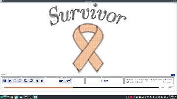 Inkstitch - Fixing the ribbon goof using inkstitch tool Cut Satin Column