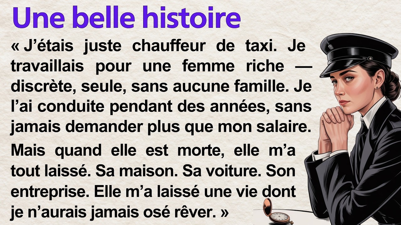 I Was a Taxi Driver – Learn French with Simple Story (A1–A2) | French Listening Practice