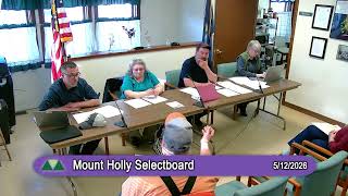 Mount Holly Selectboard 5/12/26