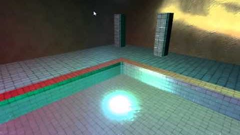 Rain Engine Techdemo: Volumetric light scattering