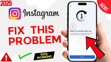 Fix Instagram page isn