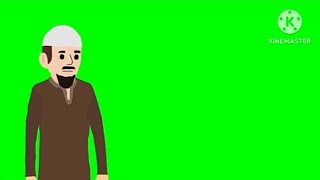 Muslim cartoon green screen | Islamic cartoon green screen