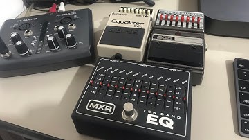 Boss, MXR & DOD EQ Noise Comparison