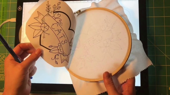 EASY EMBROIDERY TRANSFER METHOD  WATER SOLUBLE STABILZER — Pam