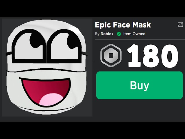 Roblox (Parody) on X: We should make epic face limited on Roblox