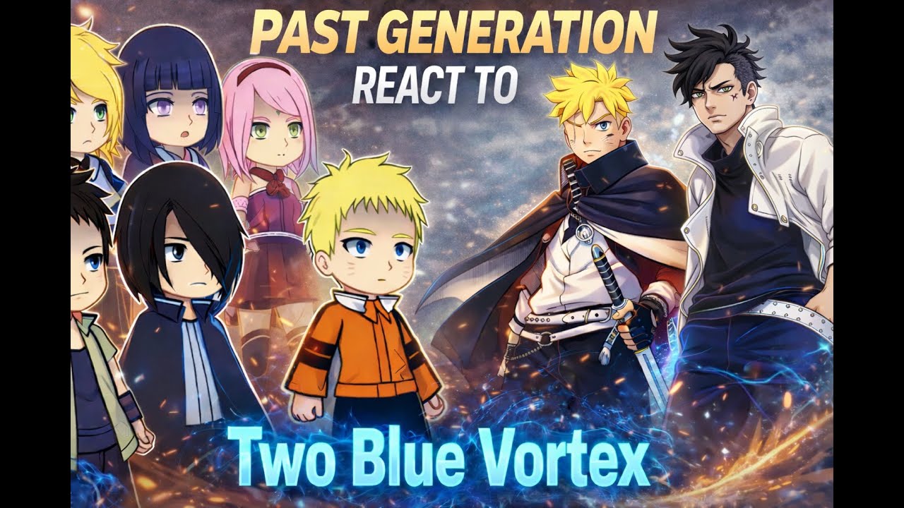 Past Generation React To The Two Blue Vortex | React To Boruto & Kawaki ...
