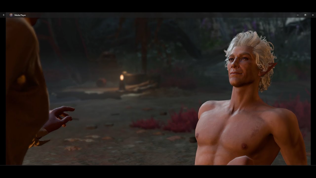 Durge and Astarion - Act 2 camp scene