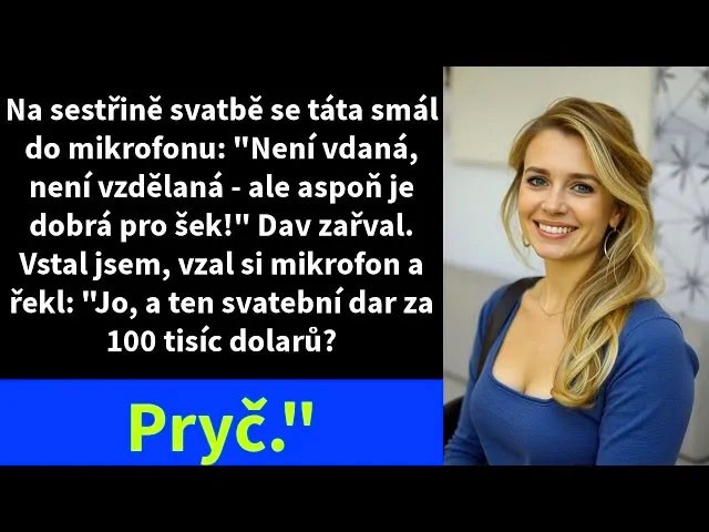 Táta zvedl sklenku a řekl: „A pokud jde o Laurel – není vdaná, nemá děti, nemá titul. Ale aspoň si vyzvedne účet." Dav se rozesmál. Můj bratr se rozesmál. Moje matka si zakryla ústa. A já jsem tam...