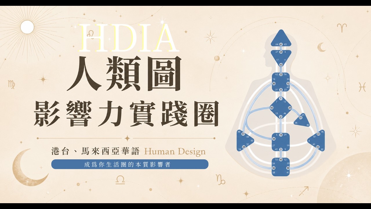 人類圖社群開啟啦!跨越台灣、香港、馬來西亞的華語人類圖圈 縮圖