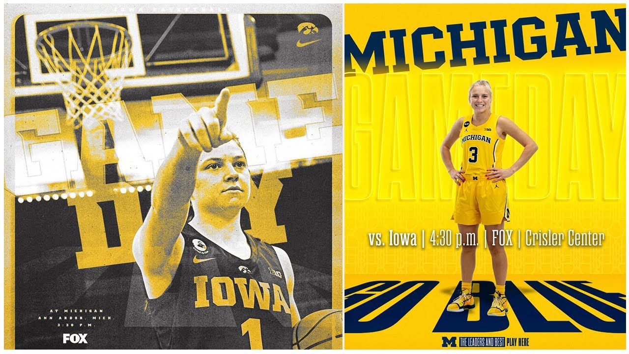 No. 16 Iowa at No. 14 Michigan | Big Ten | 1.7.23