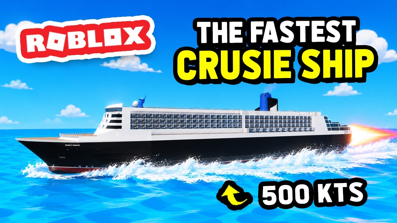 Building The FASTEST Cruise Ship in Cruise Line Tycoon