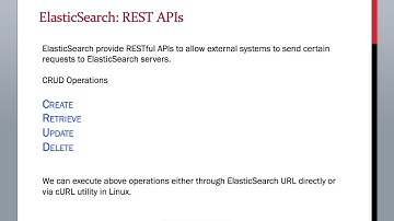 3.10 ElasticSearch Training - Restful APIs Explained