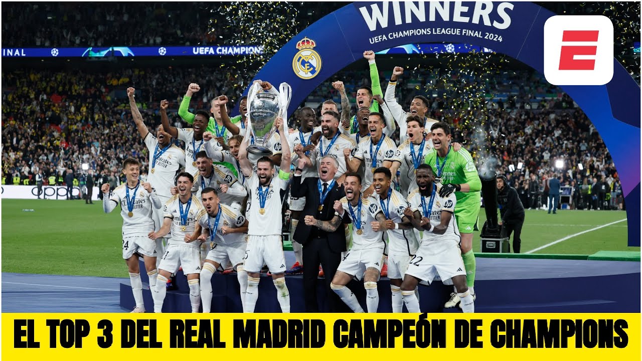 REAL MADRID CAMPEÓN DE CHAMPIONS LEAGUE. El TOP 3 de la final ante el ...