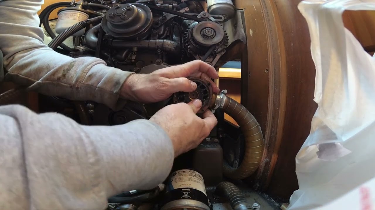 Yanmar 3JH4E impeller replacement