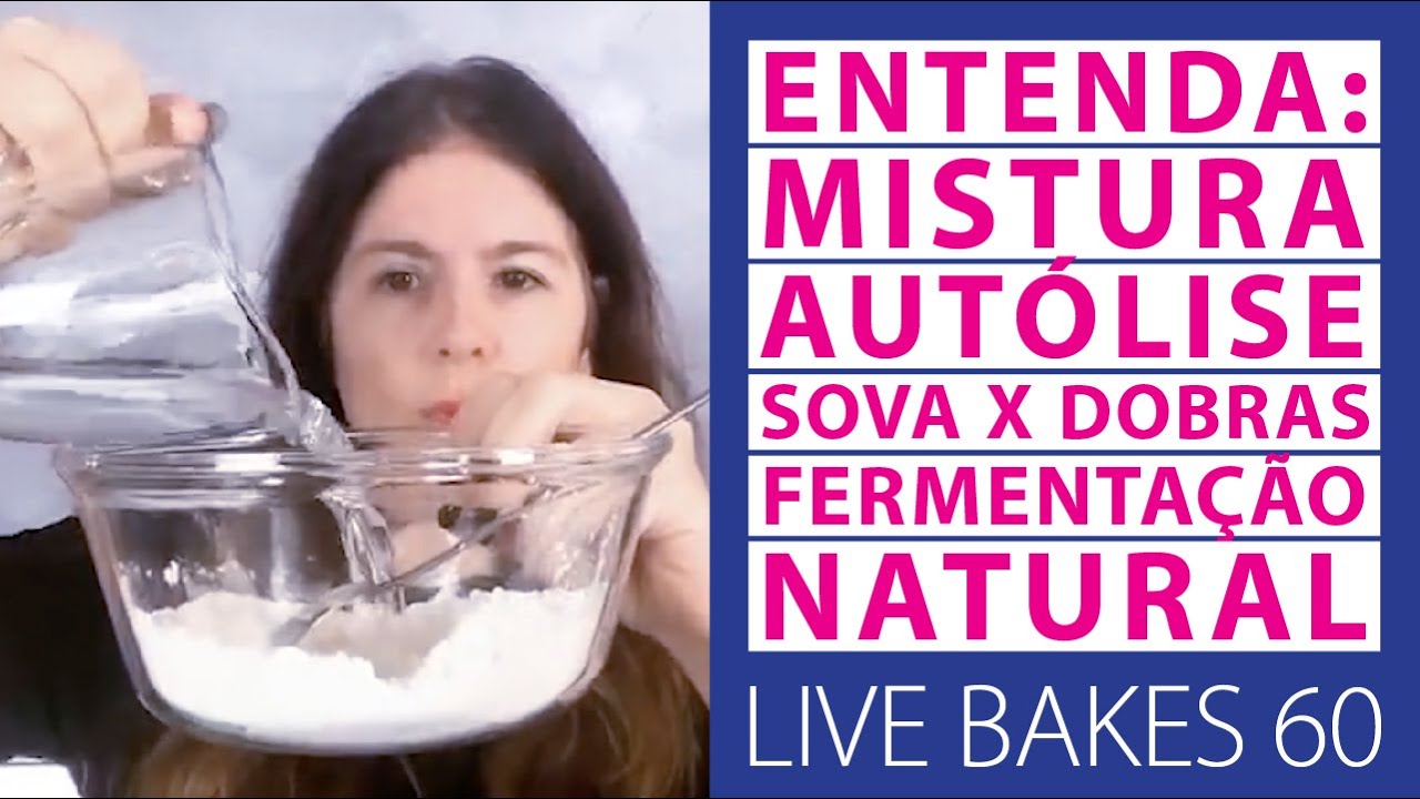 ENTENDA A MISTURA, A AUTÓLISE, A SOVA, AS DOBRAS E A PRIMEIRA FERMENTAÇÃO DOS PÃES DE LEVAIN