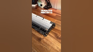 GravaStar Mercury K1 #tech #keyboard #setup #desksetup #mechanicalkeyboard #gravastar #mercuryk1