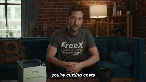 FreeX WiFi SuperRoll Thermal Printer for 4x6 Shipping Labels, 2021 Best Wireless Thermal Printer